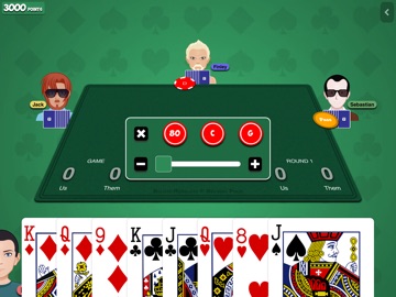 Belote-Rebelote iPad screenshot