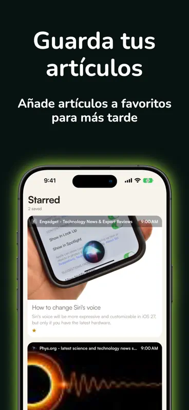 Gather: Lector RSS y Noticias screenshot 8 of 8