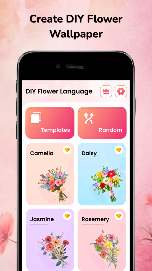 #1. Flower Language Keyboard DIY (iOS) By: Pinal Goti