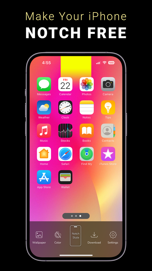 #8. INFI: Dynamic Island Wallpaper (iOS) 由: Jinen Sheth