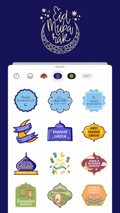 Screenshot #2 pour Eid And Ramadan Stickers