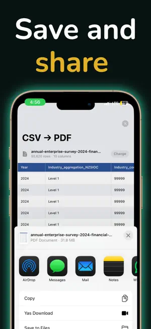 CSV To PDF Converter screenshot 3