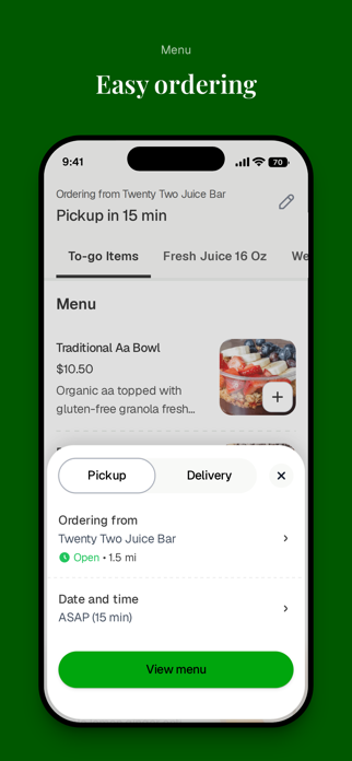 Twenty Two Juice Bar Screenshot 3 of 6