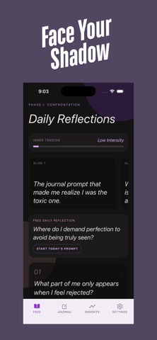 Shadow Work: Daily Journal Screenshot 2 of 4
