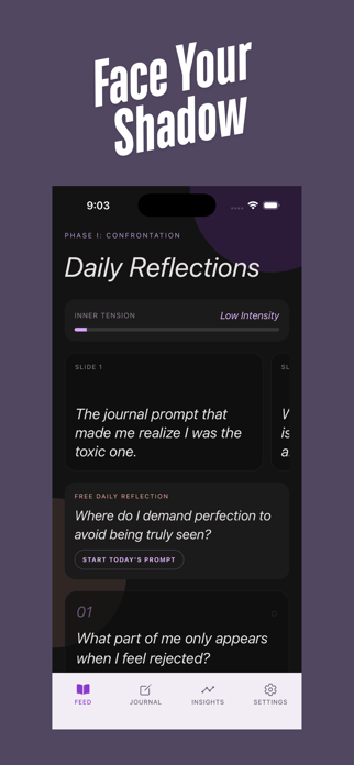 Shadow Work: Daily Journal Screenshot 2 of 4