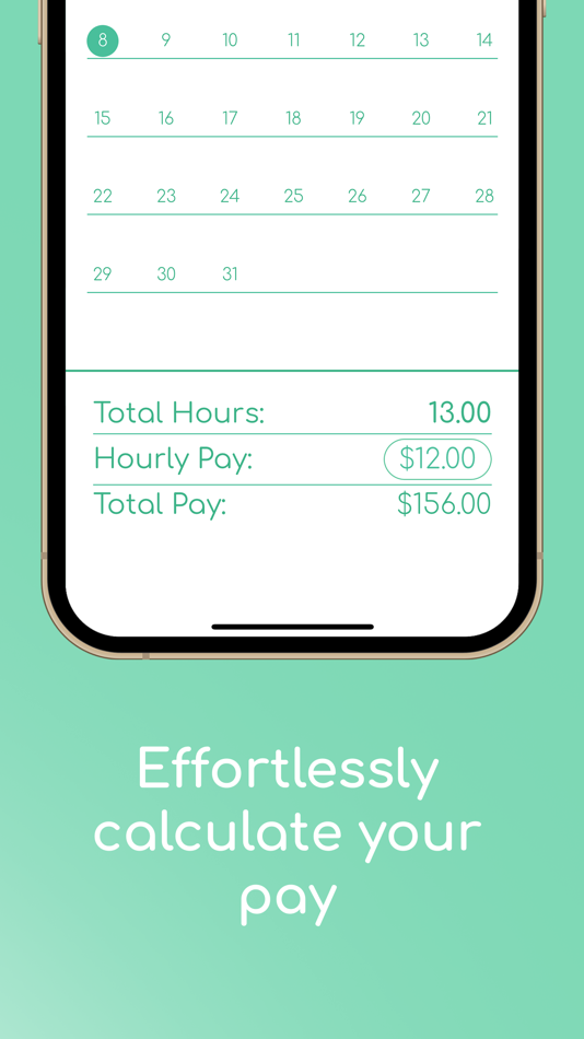 #3. Hourly - Hours Tracker (iOS) 由: Alan Easterling