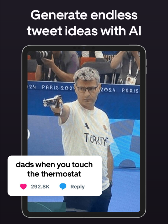XBoost AI – Tweet Generator iPad screenshot 4 - Social Networking app