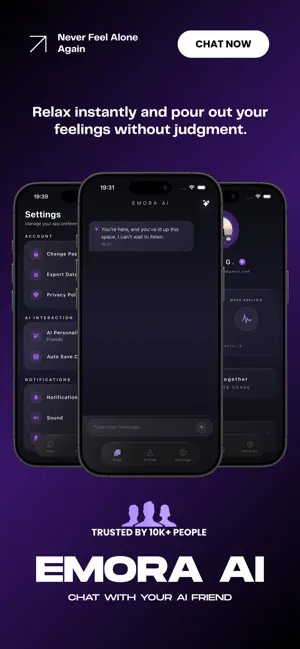 Emora AI: Chat with AI Friend screenshot 4
