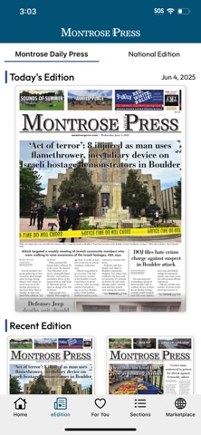 Montrose Daily Press Media screenshot