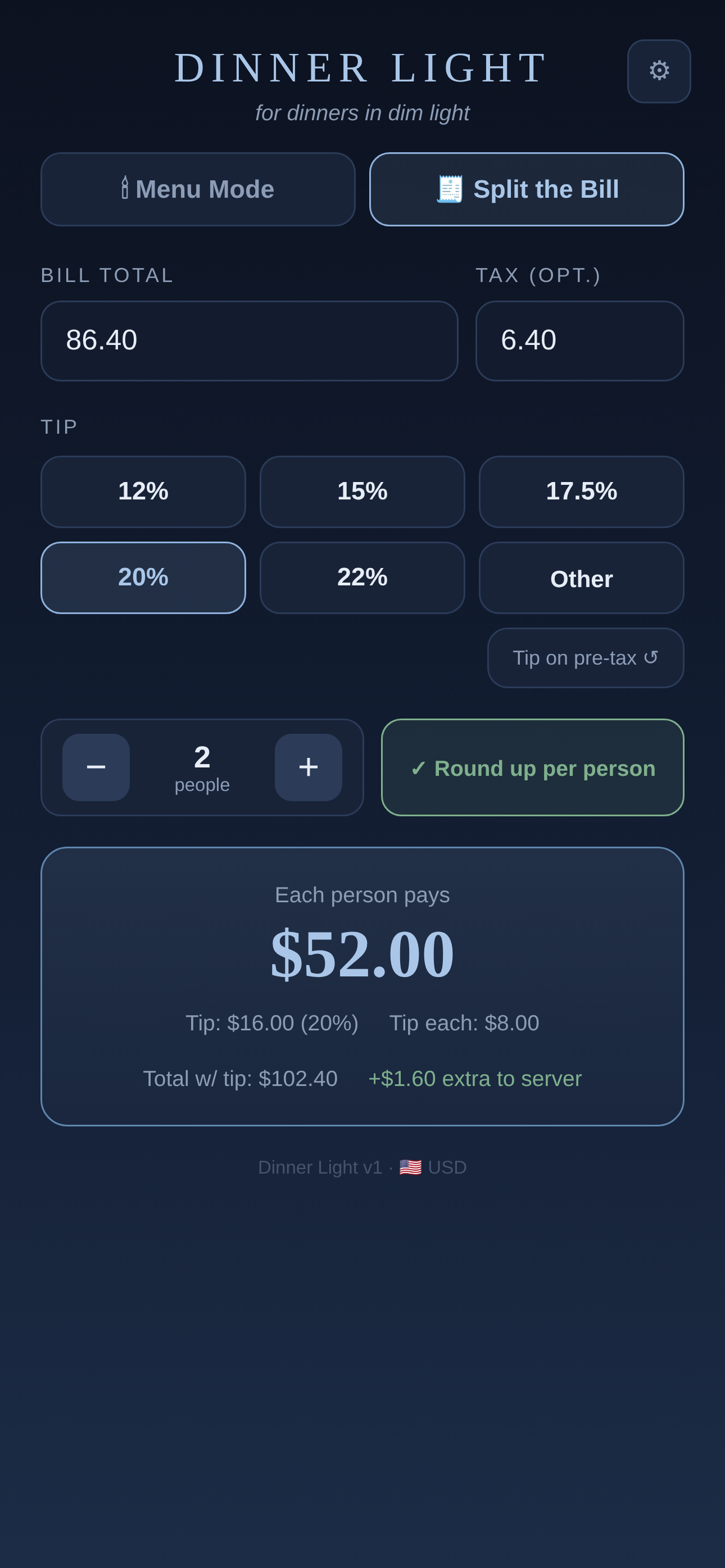 Dinner Light screenshot 3