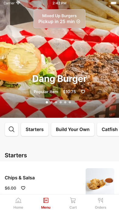 Mixed Up Burgers iPhone screenshot 2 - Food & Drink app