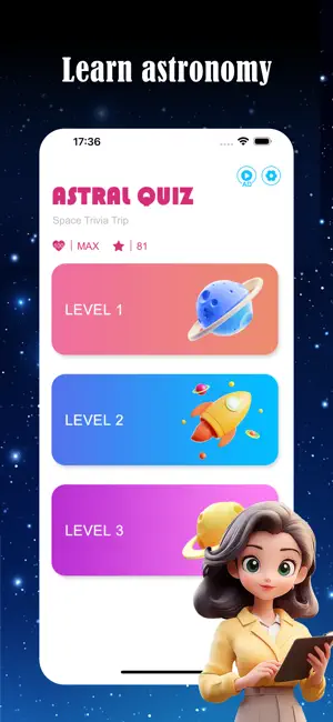 Astral Quiz: Space Trivia Trip screenshot 1