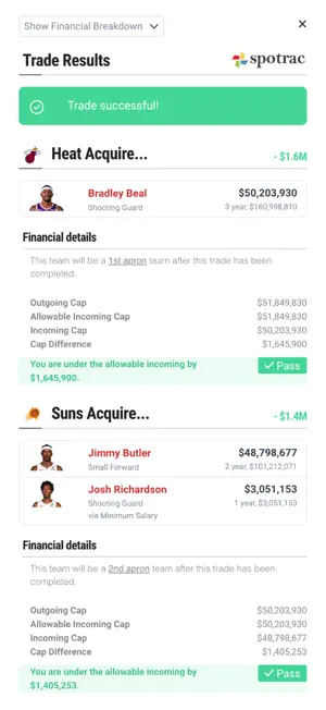 NBA Trade Machine screenshot 3