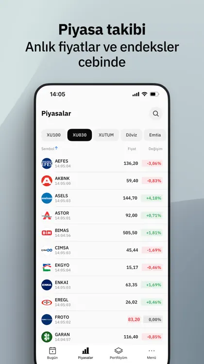 Screenshot 3 di 6 di Fintables: Borsa, Hisse ve Fon