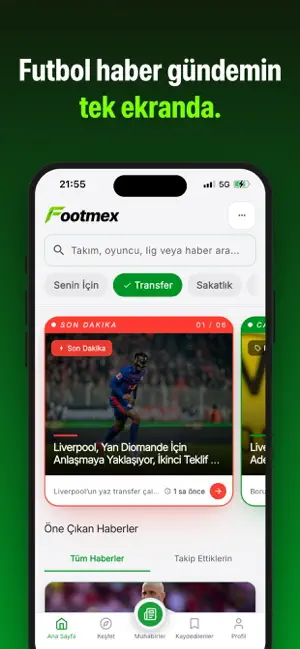 Footmex iPhone screenshot 1