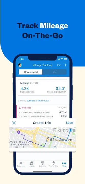 FreshBooks Invoicing Appのスクリーンショット（4/7）