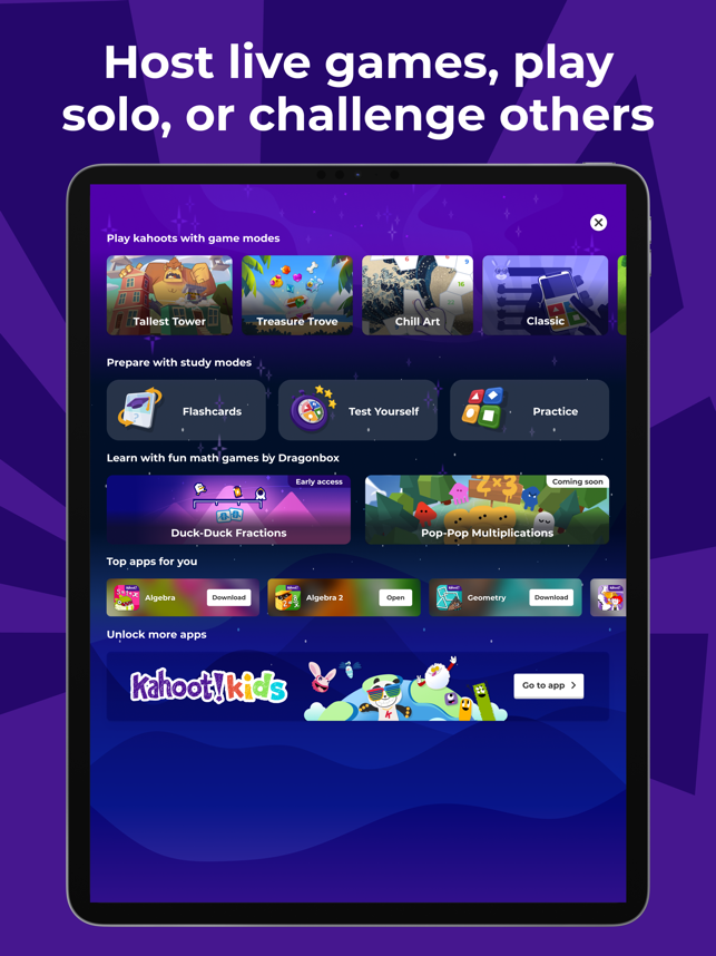 ‎Kahoot! Play & Create Quizzes Capture d'écran