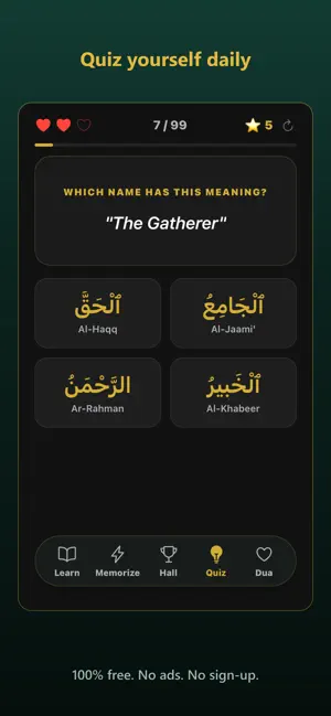 Husna: Learn 99 Names of Allah screenshot 2
