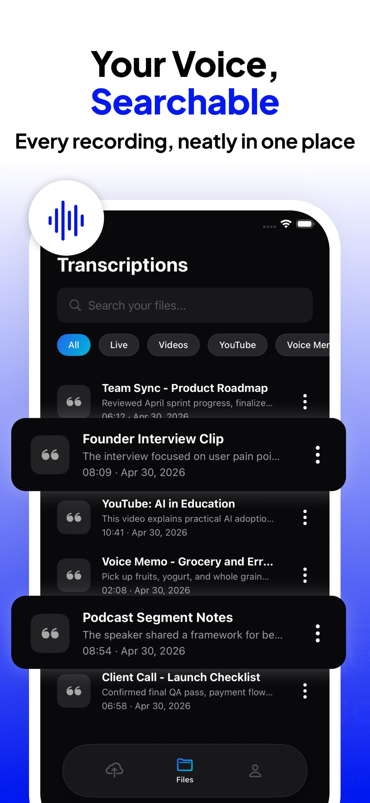 Whisper: Speech to Text App screenshot 5