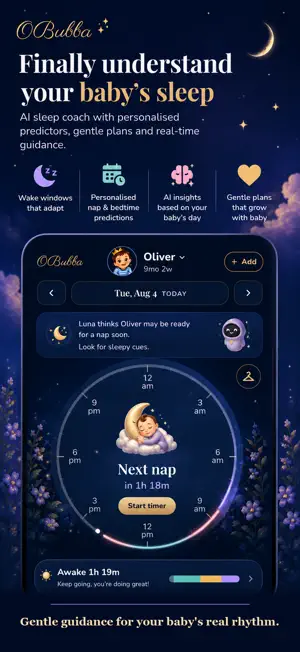OBubba: Baby Tracker & Sleep screenshot 3