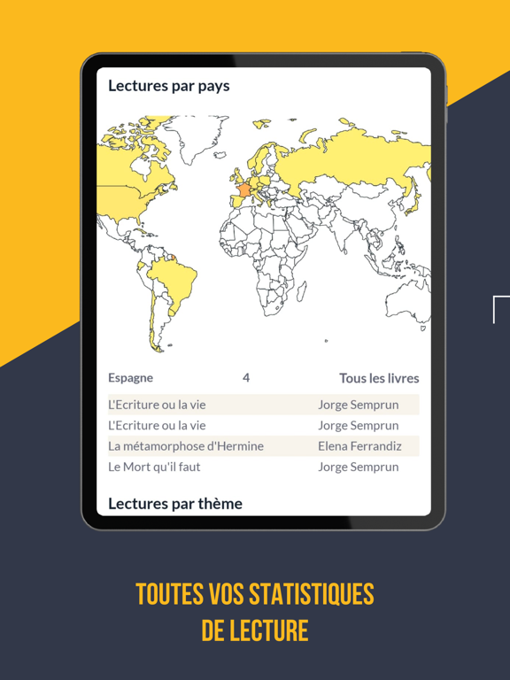Babelio, ma bibliothèque iPad screenshot 5 - Book app