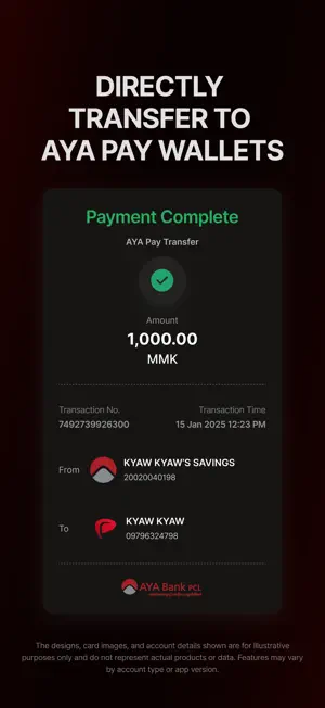 AYA Mobile Banking screenshot 3