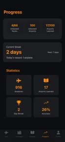 Airport Code Quiz screenshot
