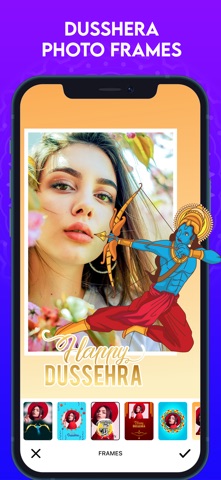 Dussehra Navratri Photo Frames iPhone screenshot