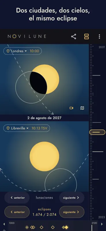 Novilune: Atlas de eclipses screenshot 6 of 8