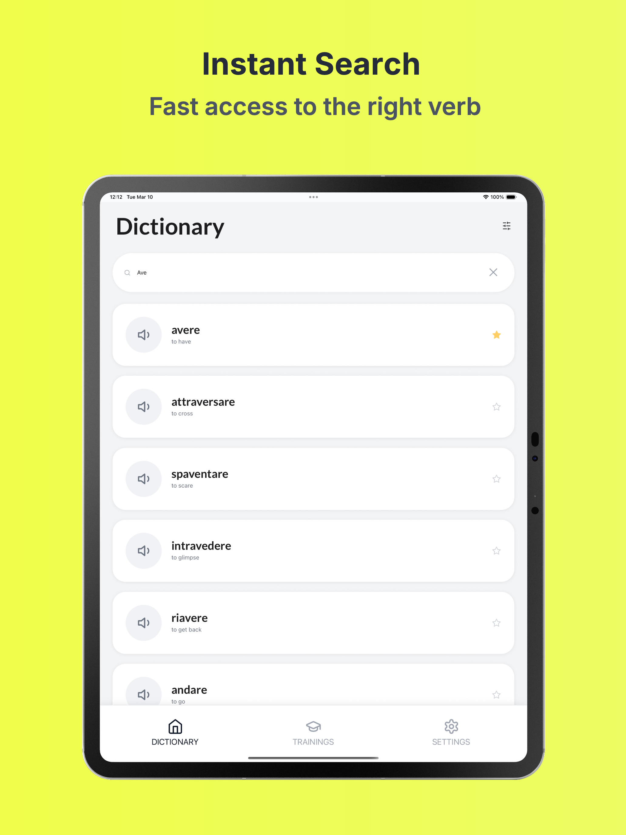 Italian Verbs by Balconygames screenshot 9