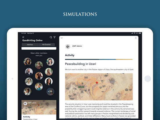 Gandhi-King Global Academy iPad screenshot 5 - Education app