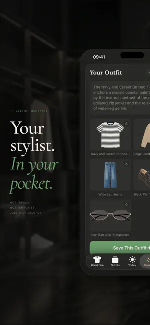 Vestia: AI Wardrobe Stylist screenshot 2