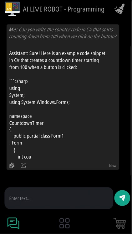 AI Live Robot Assistant