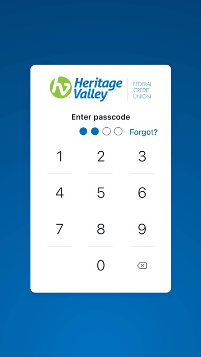 Heritage Valley Mobile Banking Screenshot