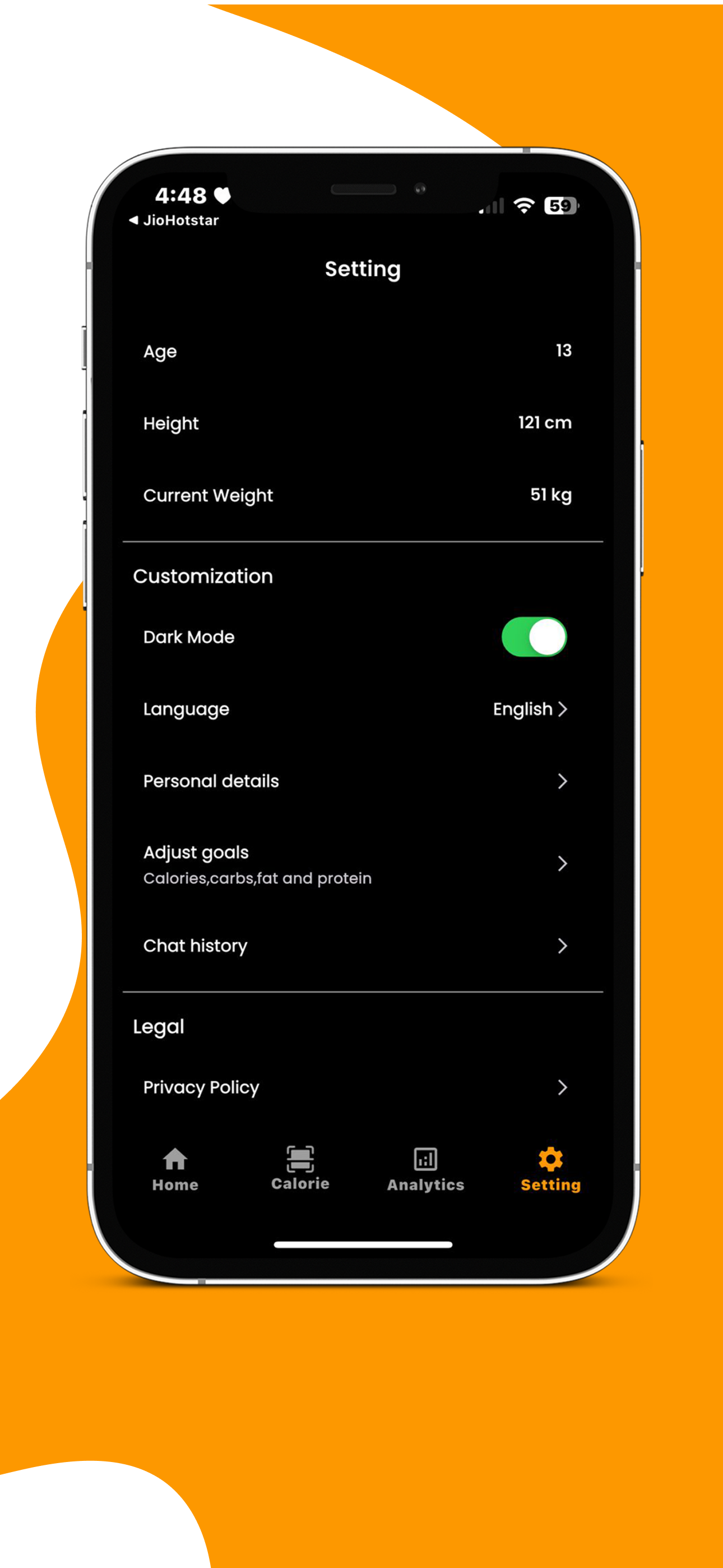 AI Food Calorie Tracker
