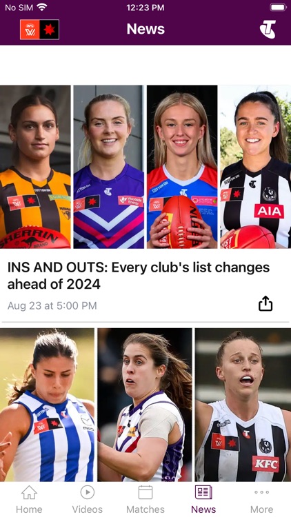 AFLW Official App screenshot-5