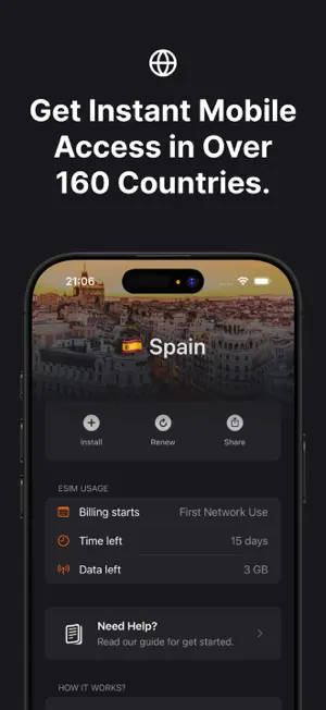 HypeSIM: eSIM for Travel screenshot 2