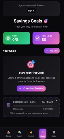 WealthWise Financial App screenshot