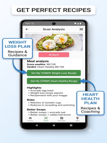 HeartFood - Healthy Recipes iPad screenshot