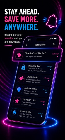 SaveWave Coupon and Deals iPhone screenshot