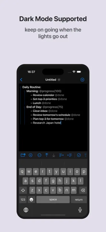 PaperTrail: TaskPaper Client screenshot 9 of 10