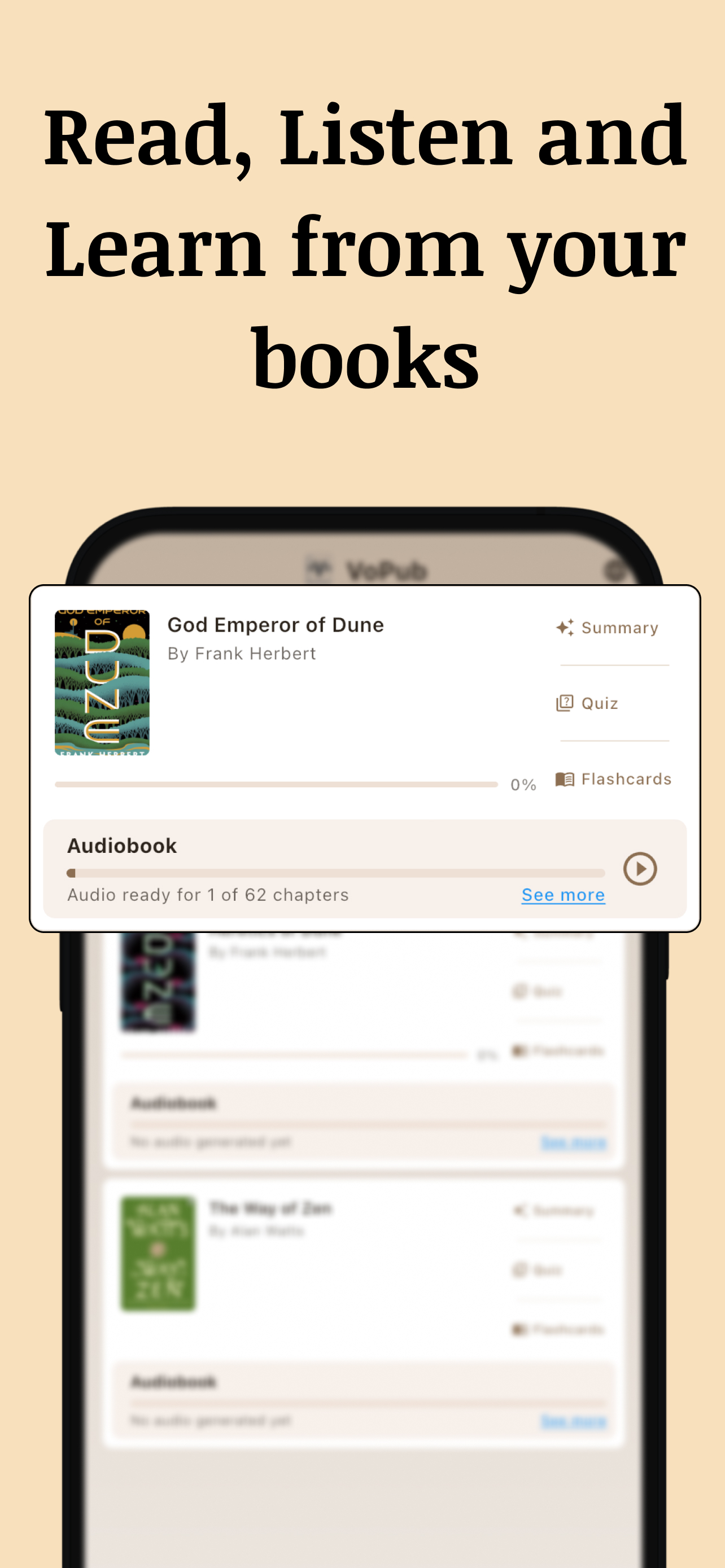 AI ePub Book Reader : VoPub screenshot 2
