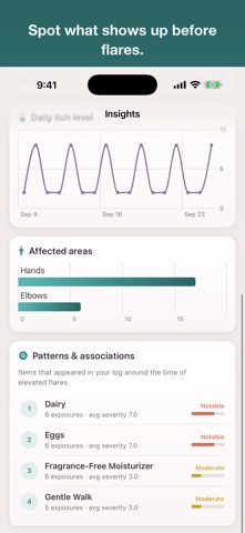 Skinote: Eczema Tracker & Log Screenshot 4 of 5