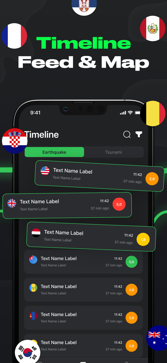 Earthquake tracker - SeismiQ