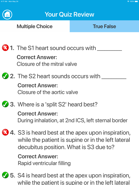 Screenshot #6 pour Cardiology Quiz