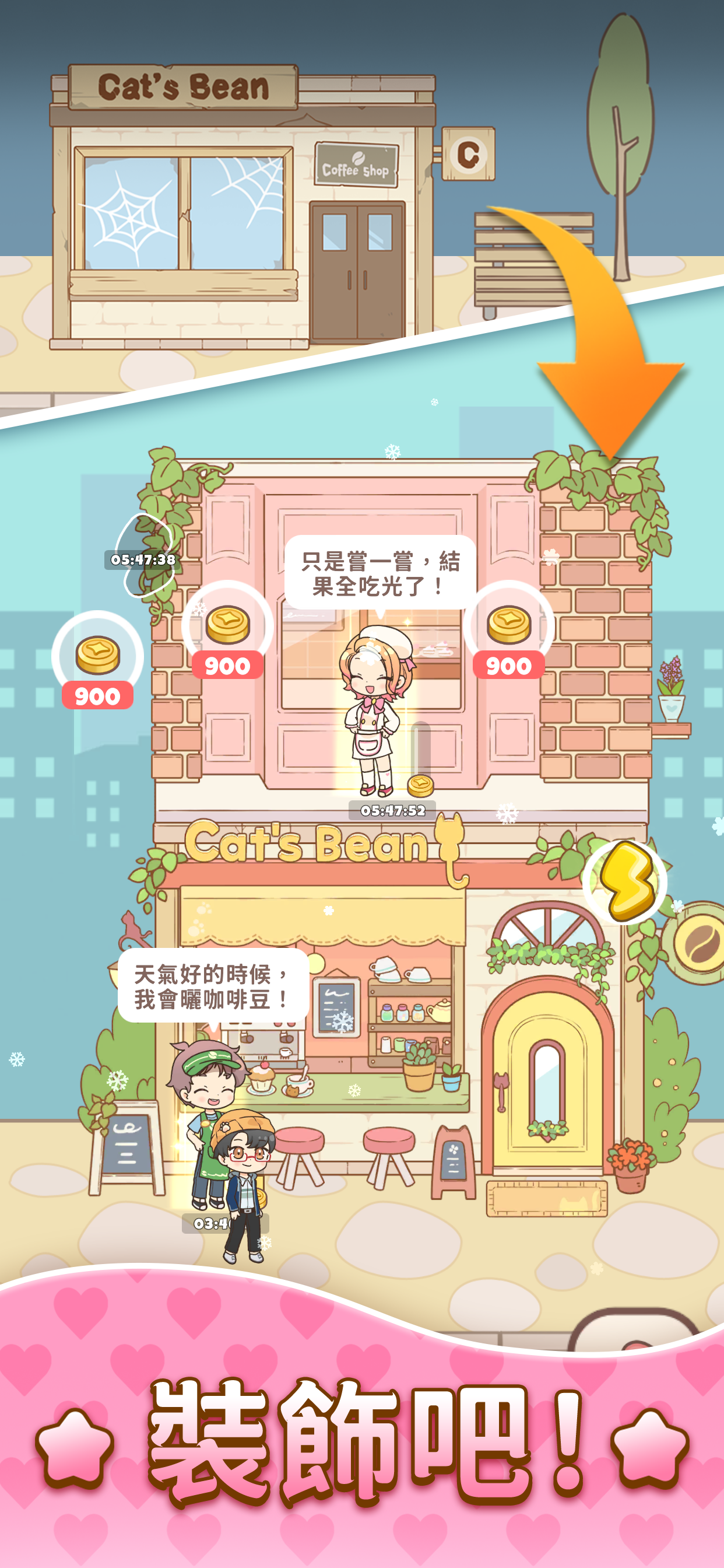 哈囉小鎮(Hello Town) : 合併與故事