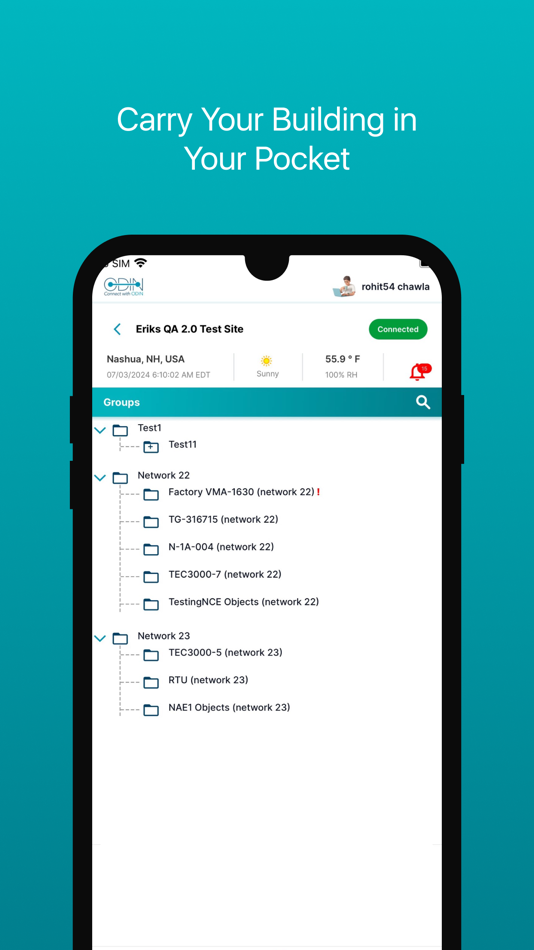 #3. Connect with ODIN V2 (iOS) Podle: ODIN Building Automation Systems, LLC