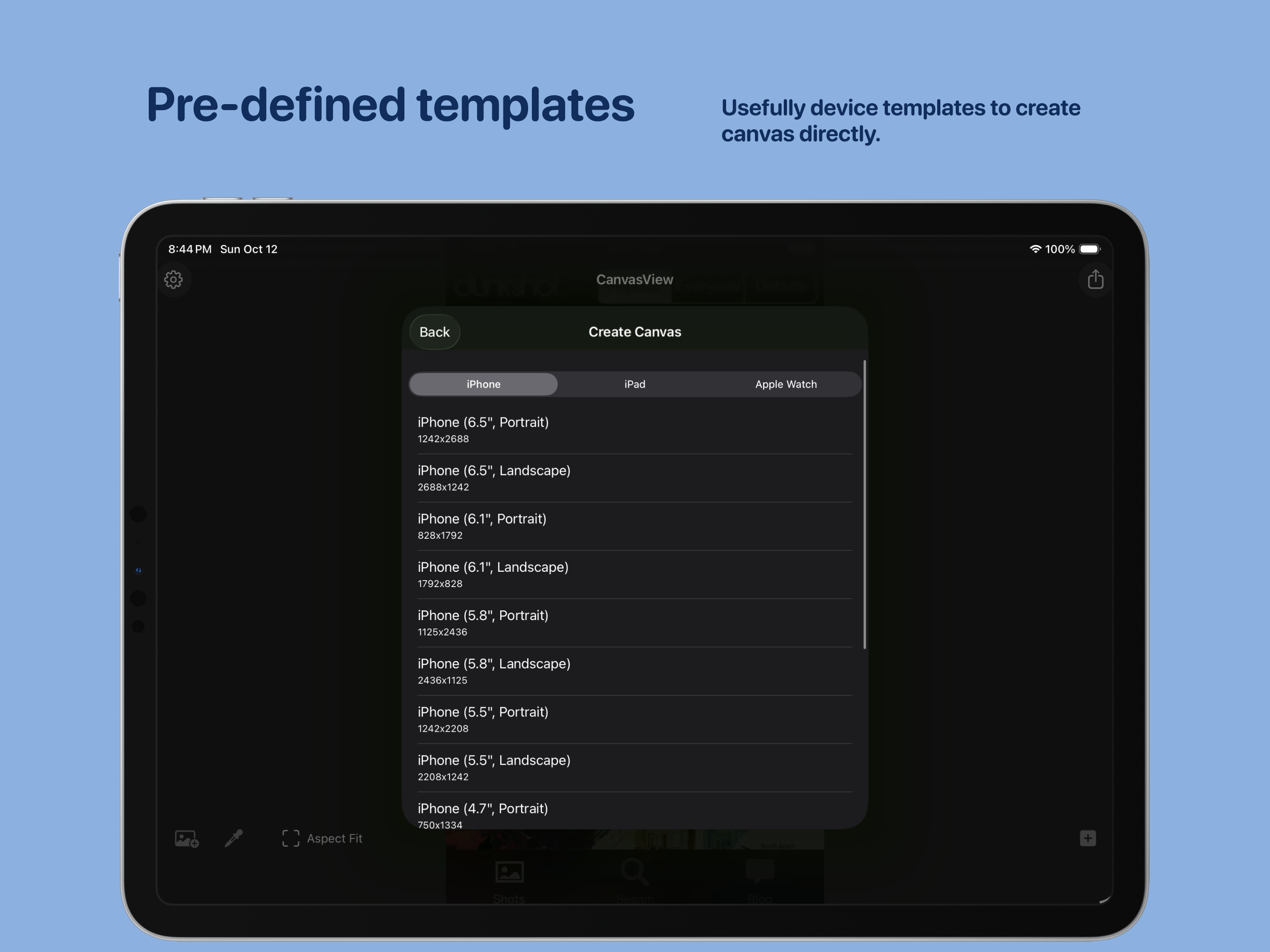 CanvasView screenshot 9