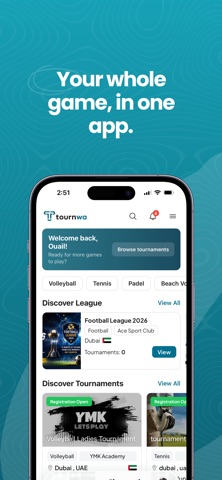 Tournwa iPhone screenshot 1