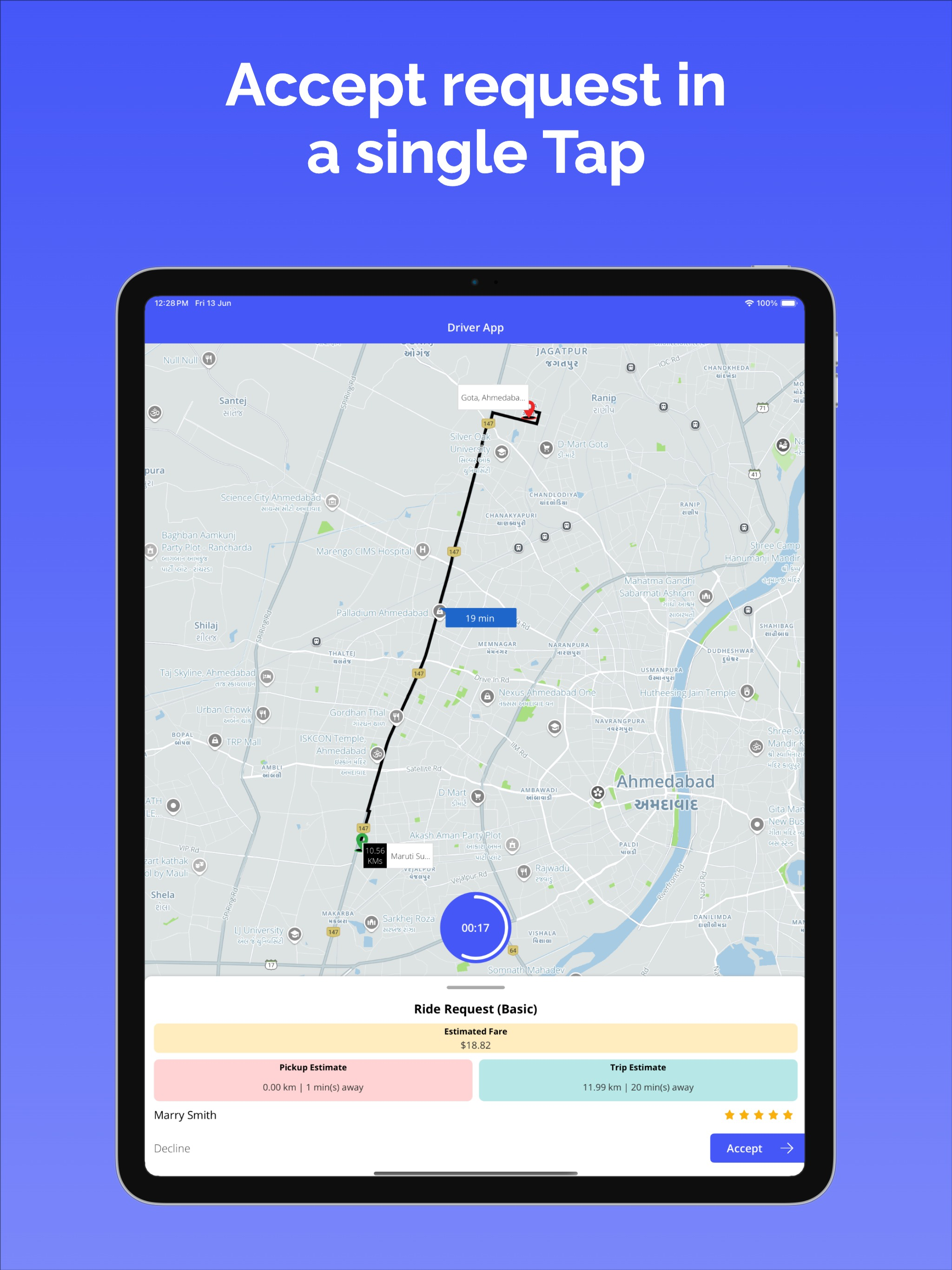 XRideParcel Driver App screenshot 11